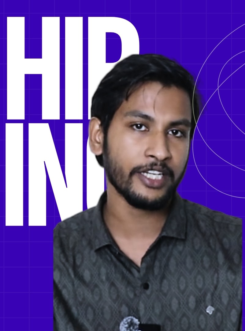 White and Blue Simple Hiring Job Post Vacancy Instagram Post - 1